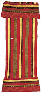   | Ceremonial banner and loin cloth [pio puang; cawat cindako; topu bate]