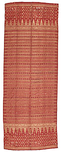   | Ceremonial shoulder cloth [kain limar]