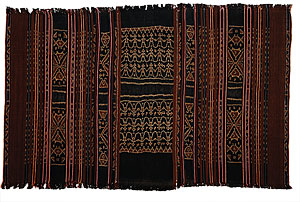   | Woman's skirt and ceremonial exchange object [petak haren or kewatek nai telo]