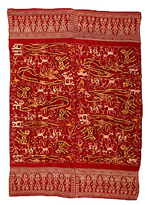   | Nobleman's ceremonial skirt cloth [saput]