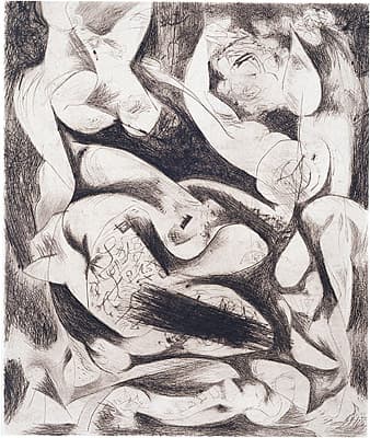 Jackson POLLOCK | Untitled: from Suite of six intaglio prints