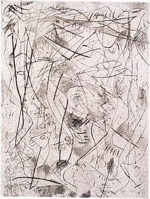 Jackson POLLOCK | Untitled: from Suite of six intaglio prints