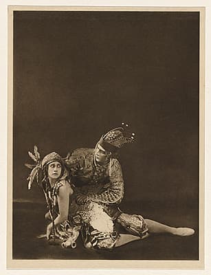 E.O. HOPPÉ | L'Oiseau de Feu - Madame Thamar Karsavina and M. Adolph Bolm