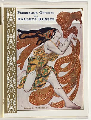 Léon BAKST | Costume design from Narcisse