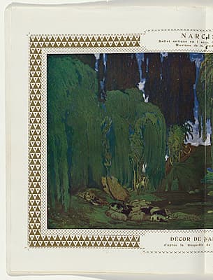 Léon BAKST | Set design for Narcisse