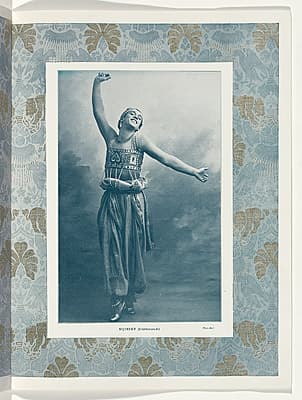 Léon BAKST | Nijinsky as the Golden Slave in Schéhérazade