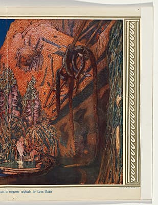 Léon BAKST | Scenery design for Le Dieu Bleu