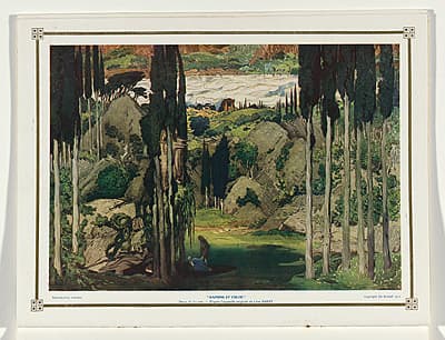 Léon BAKST | Set design for Daphnis et Chloé