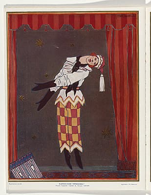 Georges LEPAPE | Nijinsky in Petrouchka