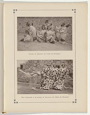 Henri MATISSE | Group of dancers from Le Chant du Rossignol  / Mme Karsavina and a group of dancers from Le Chant du Rossingnol