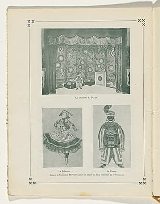   | The Moor's bedroom / The Ballarina / The Moor, costume designs from Petrouchka