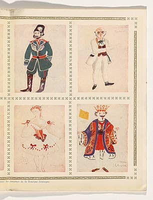 André DERAIN | Costume designs for La Boutique Fantastique