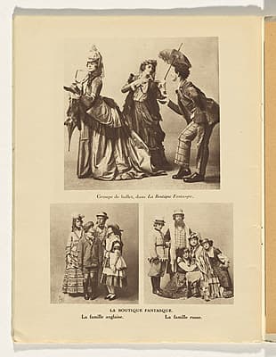 André DERAIN | Ballet group in Boutique Fantastique / The English Family — La Boutique Fantastique / The Russian Family — La Boutique Fantastique