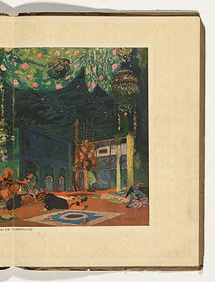 Léon BAKST | Set design for Schéhérazade