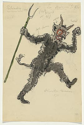 Alexandre BENOIS | Costume design for a devil