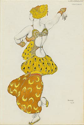 Léon BAKST | Costume design for an odalisque