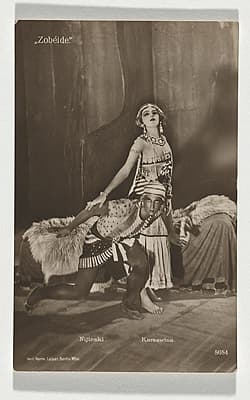   | Postcard of Nijinsky and Karsavina