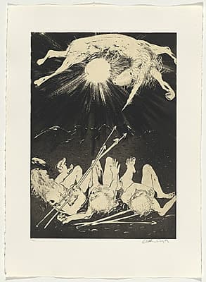 Arthur BOYD | The hunters set out to trap the unicorn [B].