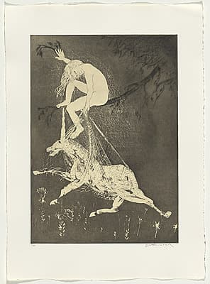 Arthur BOYD | The lady betrays the unicorn [A].