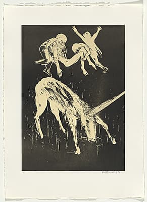 Arthur BOYD | Death of the unicorn [B].