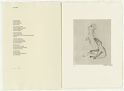 Arthur BOYD | Colour blind [A: etching; B: poem]