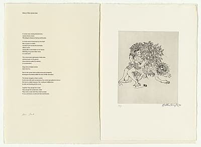 Arthur BOYD | Story of the ruined man [A: etching; B: poem]