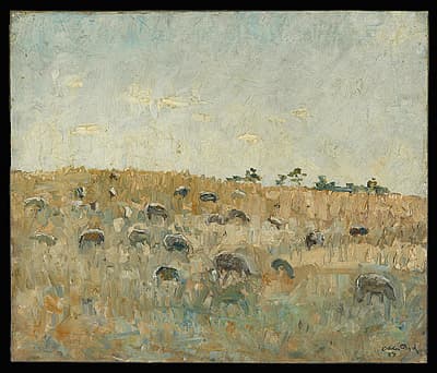 Arthur BOYD | Sheep in field