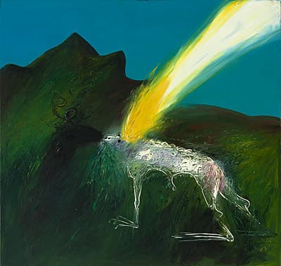 Arthur BOYD | Nebuchadnezzar being struck by lightning