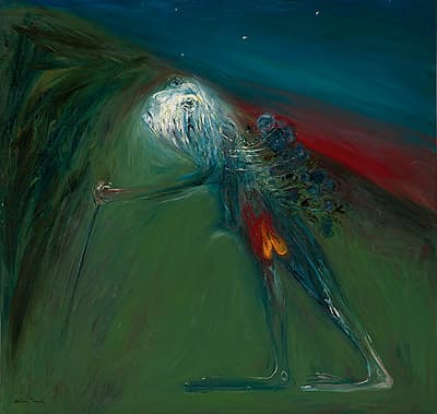 Arthur BOYD | Nebuchadnezzar blind on a starry night