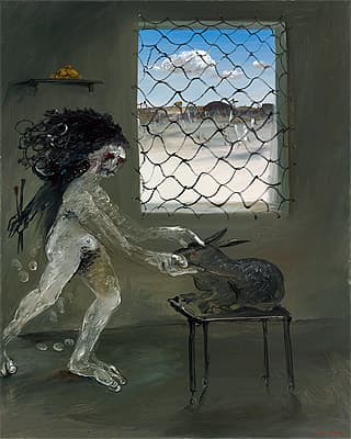 Arthur BOYD | Woman injecting a rabbit