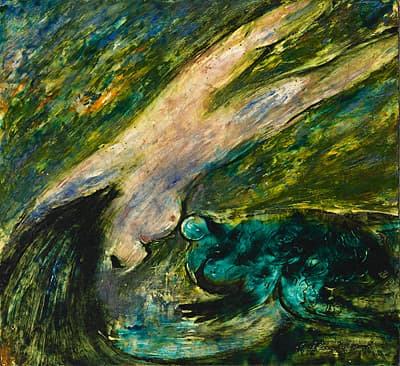 Arthur BOYD | Diving figure with frog