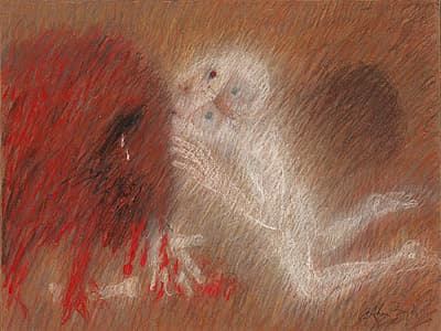 Arthur BOYD | St Francis kissing the Wolf of Gubbio