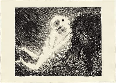 Arthur BOYD | St Francis kissing the Wolf of Gubbio.