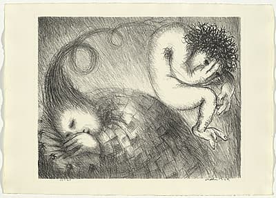 Arthur BOYD | St Francis when young dreaming of a hunchback.