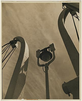 Anton BRUEHL | not titled [Ship pulleys and bell]