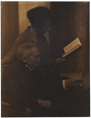 Anton BRUEHL | not titled [Dr Siegwart Bruehl and his daughter Charlotte, New York]