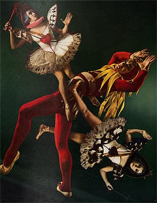 Anton BRUEHL | Dancers from Igor Stravinsky's symphony, Jeu de cartes [The card game] choreographed by Geprge Balanchine