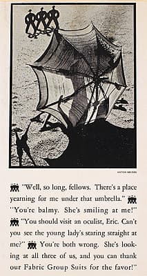 Anton BRUEHL | Adventures of The Fabric Group no 21 ( beach umbrella)