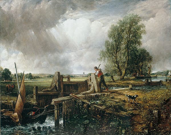 John CONSTABLE | A boat passing a lock