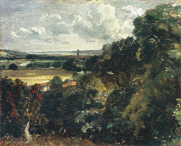 John CONSTABLE | Dedham from near Gun Hill, Langham