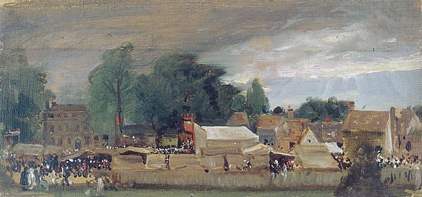 John CONSTABLE | The village fair, East Bergholt