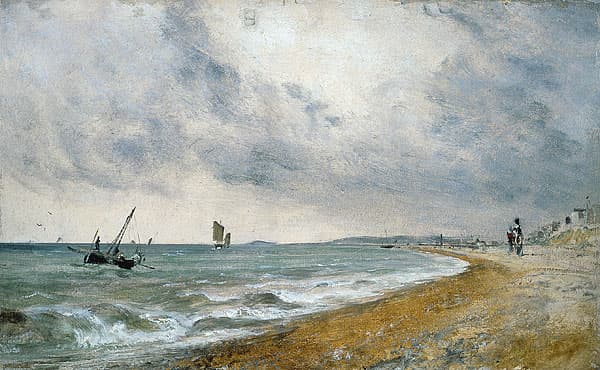 John CONSTABLE | Hove beach, with fishing boats