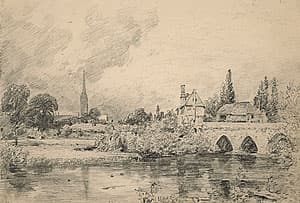 John CONSTABLE | Harnham Bridge