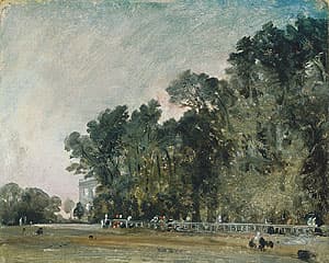 John CONSTABLE | Landscape study: Scene in a park