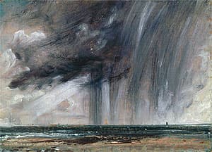 John CONSTABLE | Rainstorm over the sea