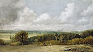 John CONSTABLE | A ploughing scene in Suffolk (A summerland)