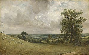 John CONSTABLE | West End Fields, Hampstead, noon