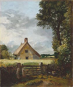 John CONSTABLE | A cottage in a cornfield