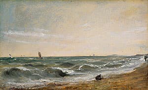 John CONSTABLE | Coast scene, Brighton