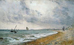 John CONSTABLE | Hove beach, with fishing boats